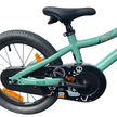 AB Bikes Kid Bike Scott Roxter 16 in green – foot pedal and chain view