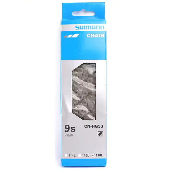 Shimano CN-HG53 9-Speed Chain – 118 Links– AB Bikes Auckland NZ