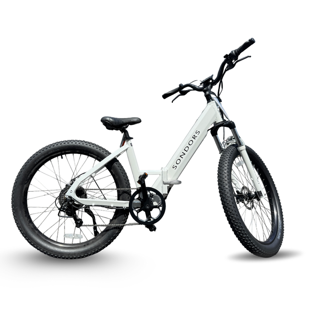 AB Bikes E Bikes Sondors Smart Step in white – side view