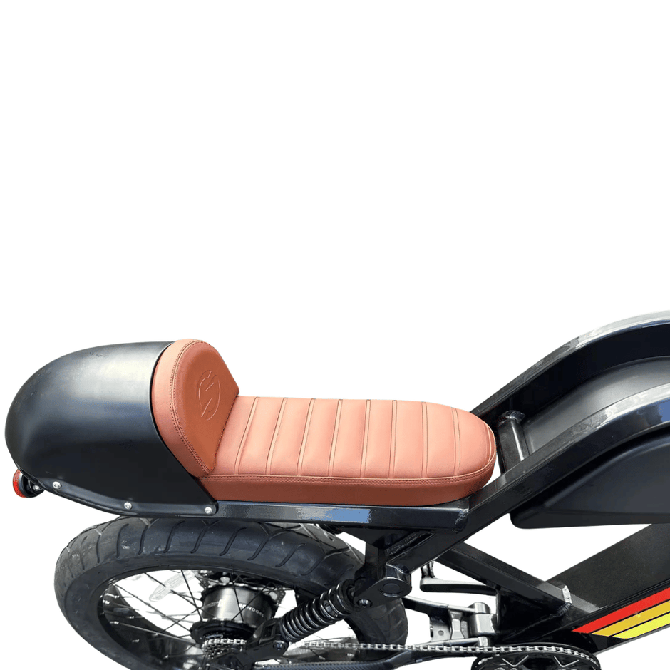AB Bikes Electric Mountain Bike SONDORS MadMods in black – back seat view