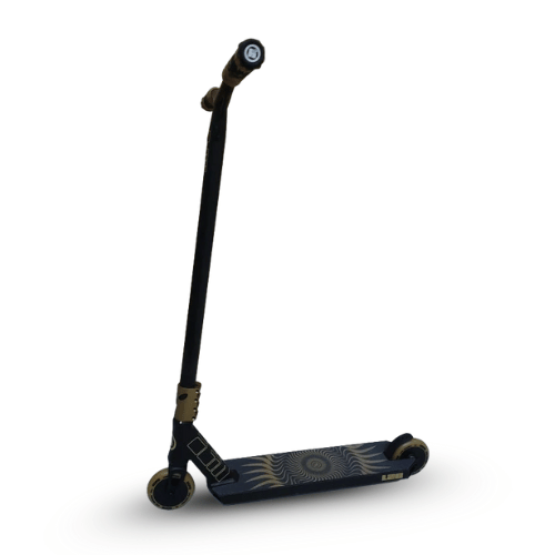 AB Bikes Scooter Hipe L20 in black/brown – side view