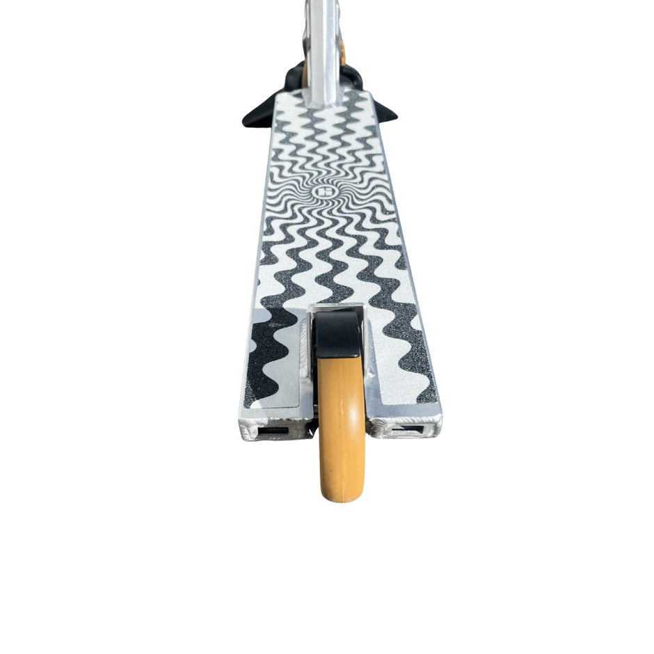 AB Bikes Scooter Hipe XL in silver&brown – back view