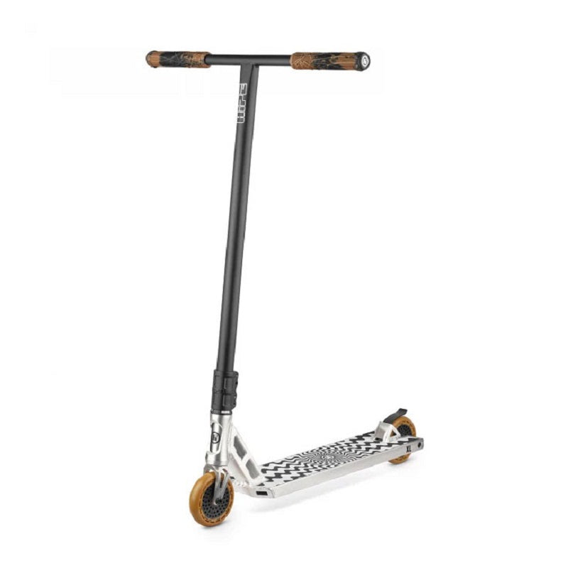 AB Bikes Scooter Hipe XL in silver&brown – side view