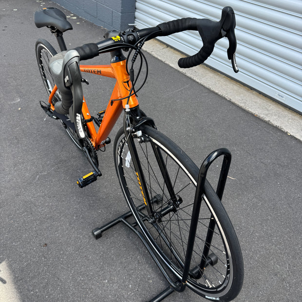 AB Bikes Road Bike Totem in orange – front side view