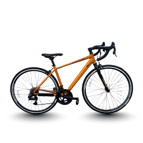 AB Bikes Road Bike Totem in orange – side view