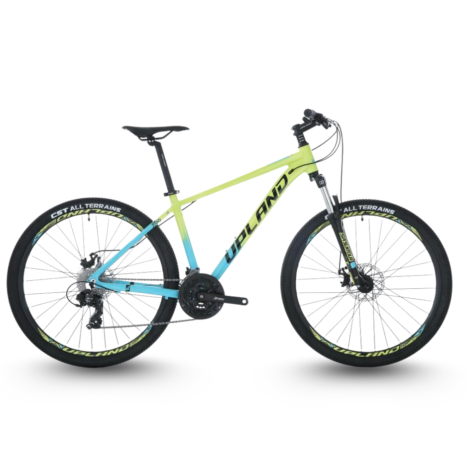 AB Bikes Mountain Bike UPLAND in bright yellow – side view