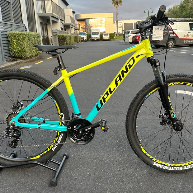 AB Bikes Mountain Bike UPLAND in bright yellow – side view