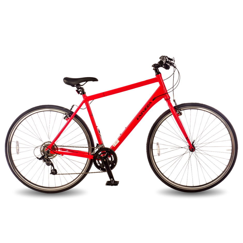 AB Bikes Mountain Bike Univega Maxima Fit 1.0 in red – side view