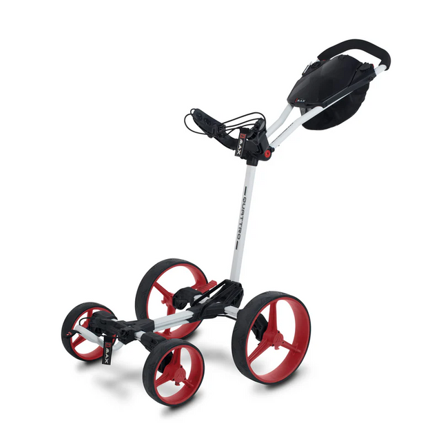 BIG MAX Blade Quattro Golf Trundler FLATFOLD 4-Wheel Trolley pushcart