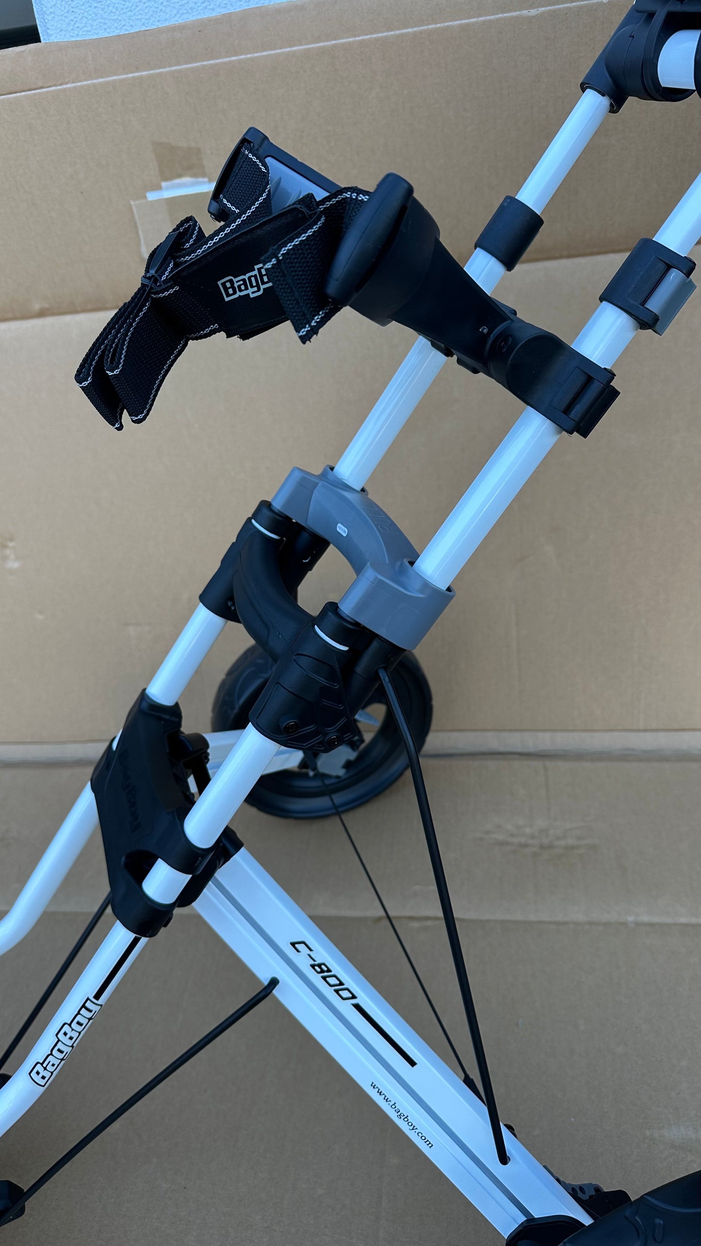 Bag Boy C800 Golf Trundler Golf Trolley quick release folding golf 3 Wheel push cart with drink holder