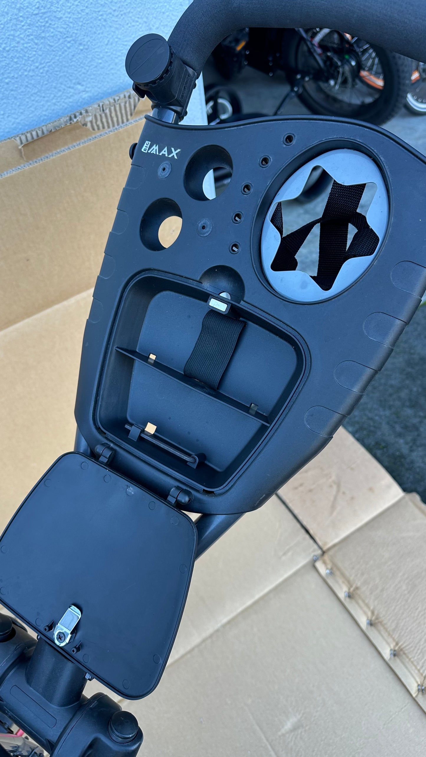 BIG MAX TI 1000 Golf Trundler Push Cart fast fold golf trolley