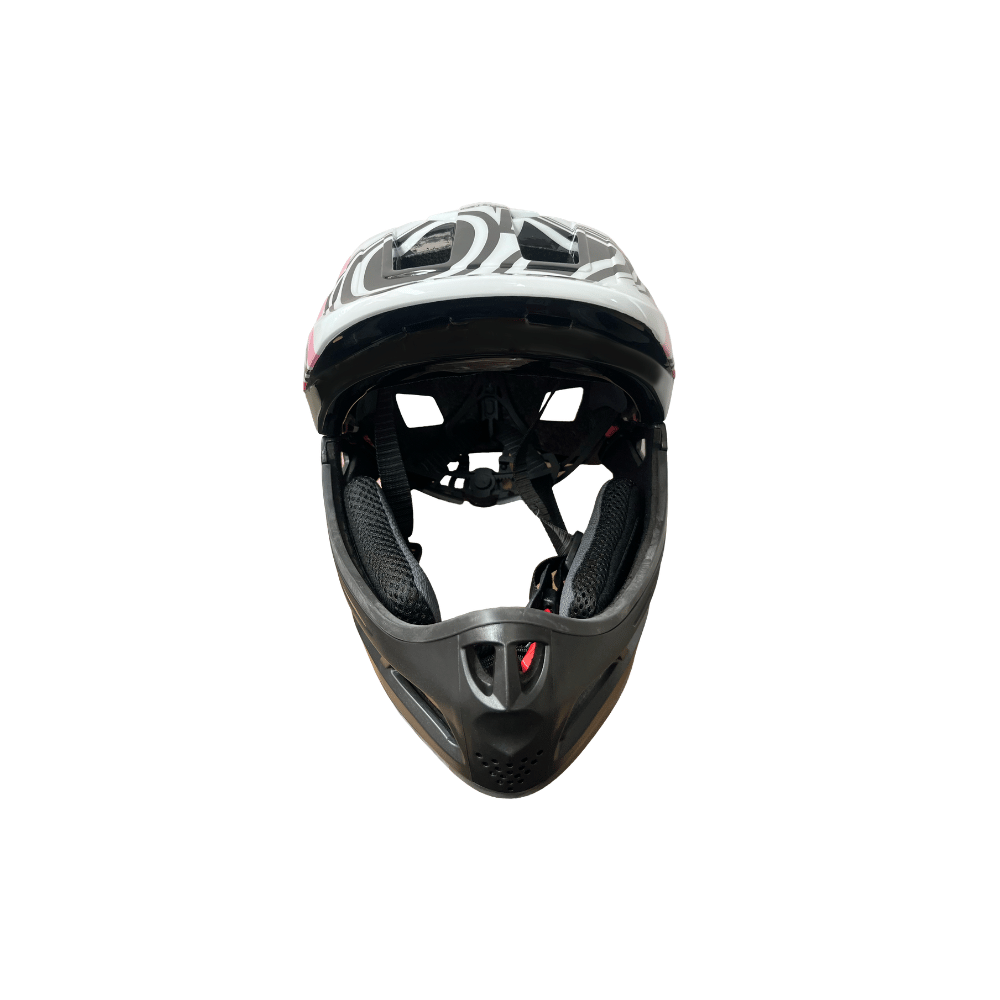 AB Bikes Accessories Xds Kids full face Helmet in pink – front view