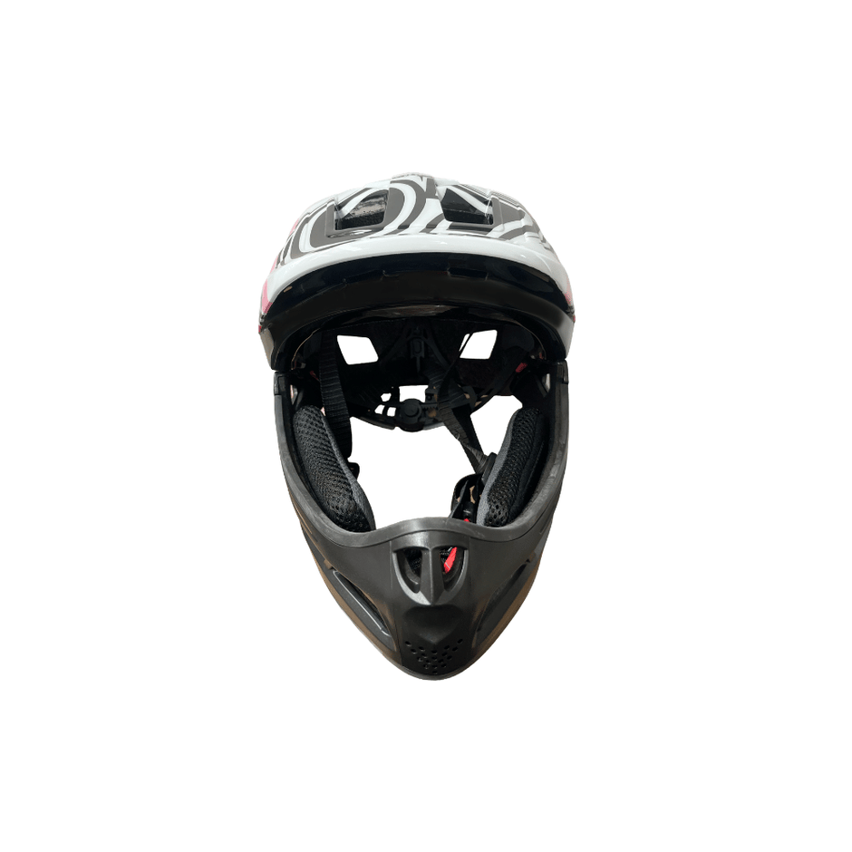 AB Bikes Accessories Xds Kids full face Helmet in pink – front view