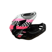 AB Bikes Accessories Xds Kids full face Helmet in pink – side view