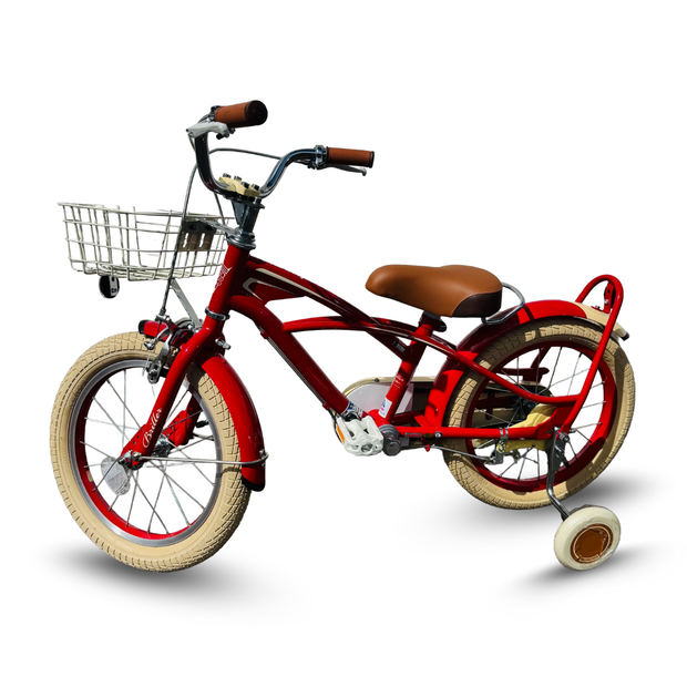 AB Bikes Kids Bikes on sale in red – side view