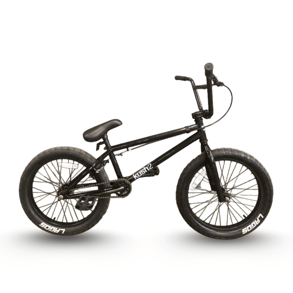 AB Bikes BMX Mafia Kush BMX in black – side view