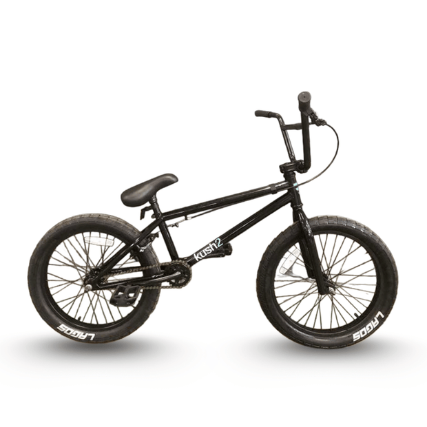 AB Bikes BMX Mafia Kush BMX in black – side view