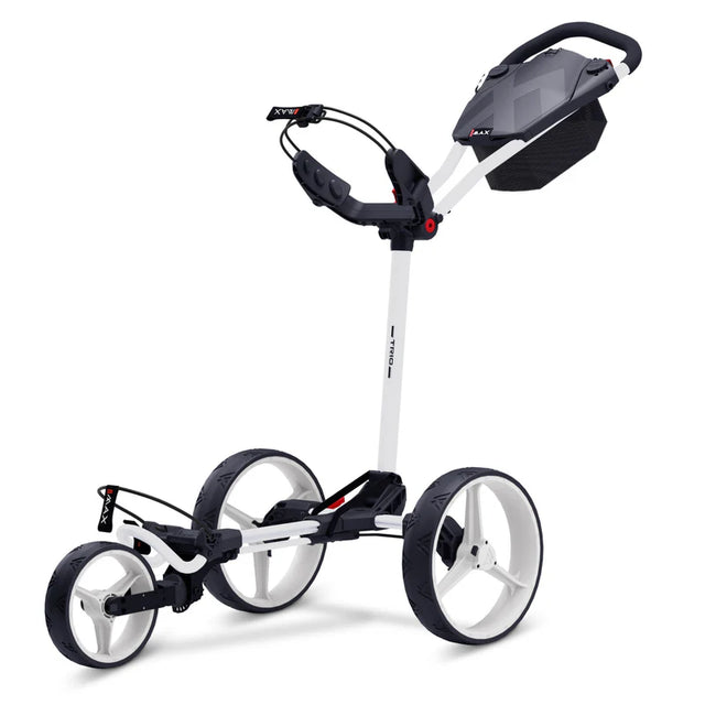 BIG MAX TRIO Golf Trundler FLATFOLD Push Cart 3-Wheel Trolley